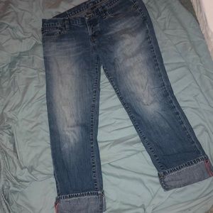 Vintage Abercrombie cropped jeans